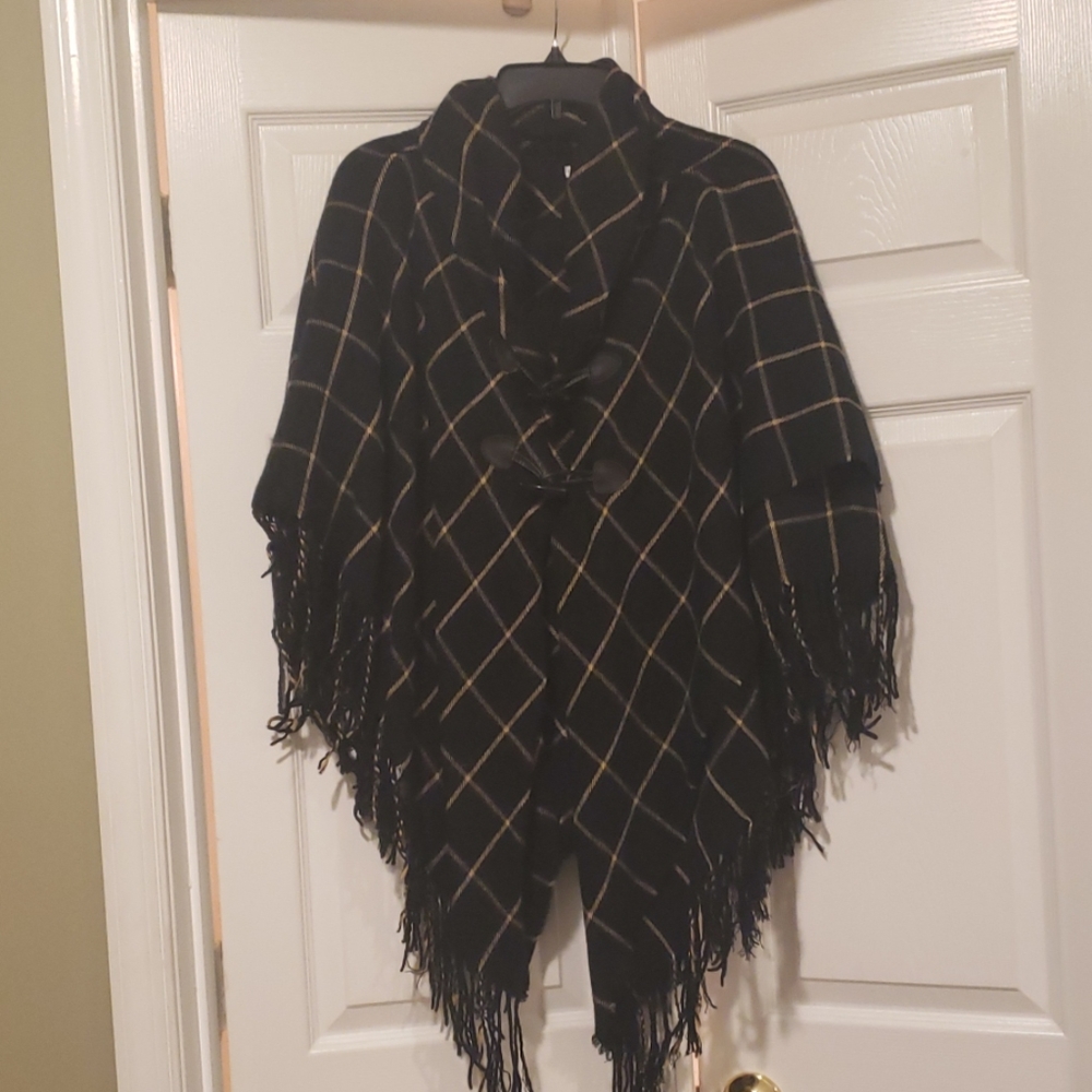 Fringe poncho